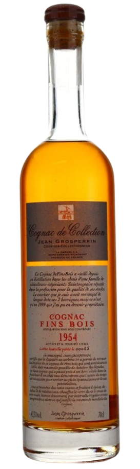 1954 | Jean Grosperrin Vintage Fins Bois | Cognac | 700ML at CaskCartel.com