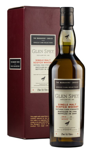 Glen Spey 13 Year Old Manager's Choice 1996 Single Malt Scotch Whisky | 700ML at CaskCartel.com