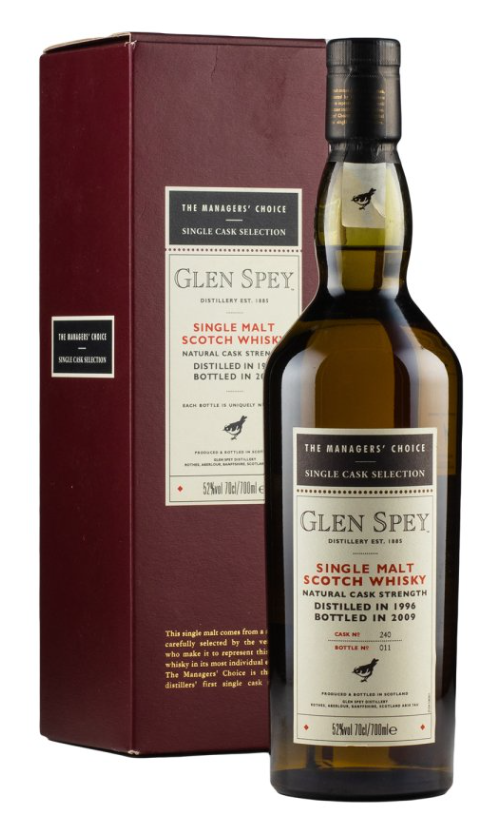 Glen Spey 13 Year Old Manager's Choice 1996 Single Malt Scotch Whisky | 700ML