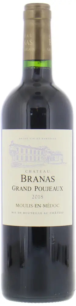 2018 | Chateau Branas Grand Poujeaux | Moulis-en-Medoc at CaskCartel.com
