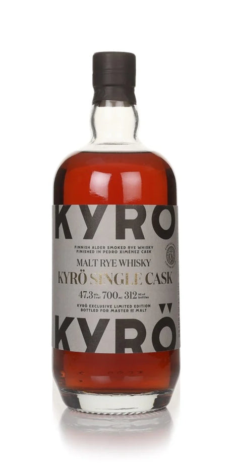 Kyro Single Cask Smoked Rye Finished in PX Cask Whisky | 700ML at CaskCartel.com