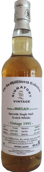 Mortlach 1995 Signatory Vintage 16 Year Old Single Malt Scotch Whisky at CaskCartel.com