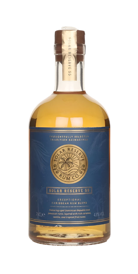 Solar Reserve 55 Exceptional Caribbean Rum Blend | 700ML at CaskCartel.com