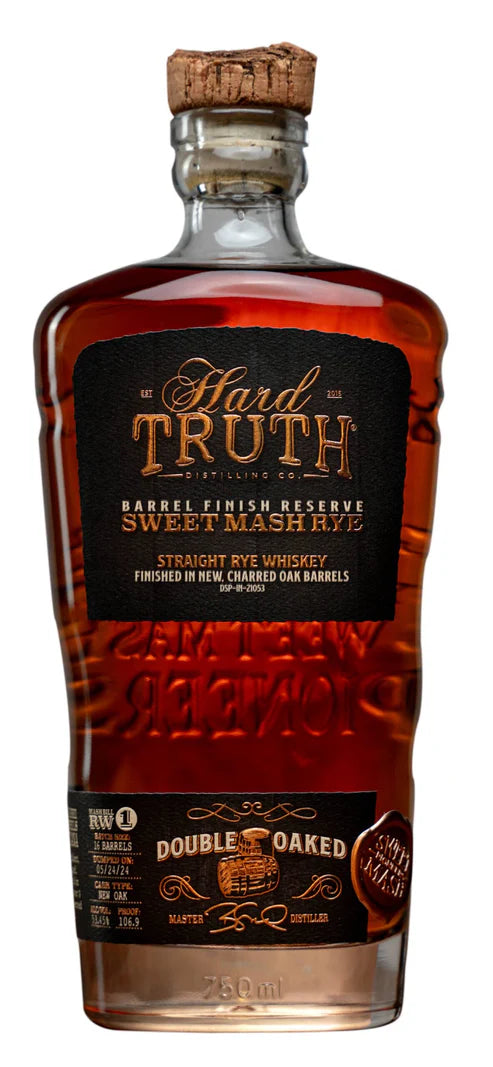 Hard Truth Double Oaked Sweet Mash Indiana Bourbon Whiskey at CaskCartel.com