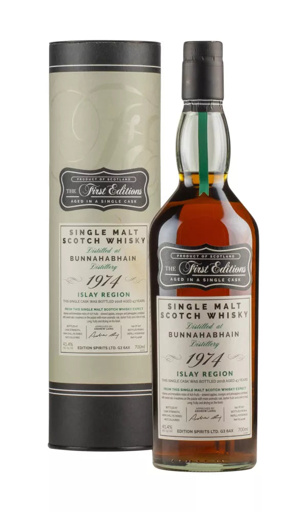 Bunnahabhain 43 Year Old First Editions 1974 Single Malt Scotch Whisky | 700ML at CaskCartel.com