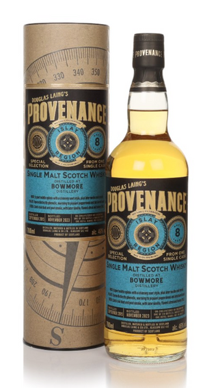 Bowmore 8 Year Old 2015 Cask #18423 Provenance Douglas Laing Single Malt Scotch Whisky | 700ML at CaskCartel.com
