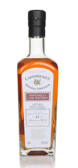 Benriach 15 Year Old 2008 - Cadenhead's Natural Strength Single Malt Scotch Whisky | 700ML at CaskCartel.com