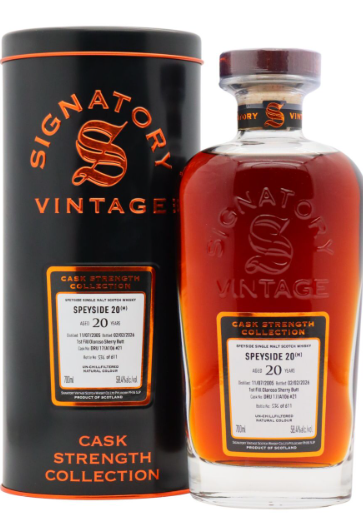 Undisclosed Speyside (M) Signatory Vintage Single Oloroso Sherry Cask #21 20 Year Old · 2005 Vintage Single Malt Scotch Whisky | 700ML at CaskCartel.com