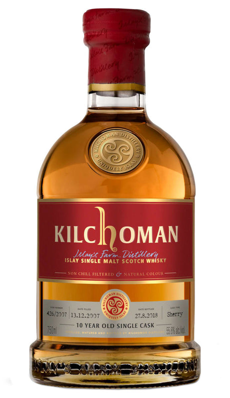 Kilchoman 10 Year Old Single Cask Sherry Scotch Whisky at CaskCartel.com