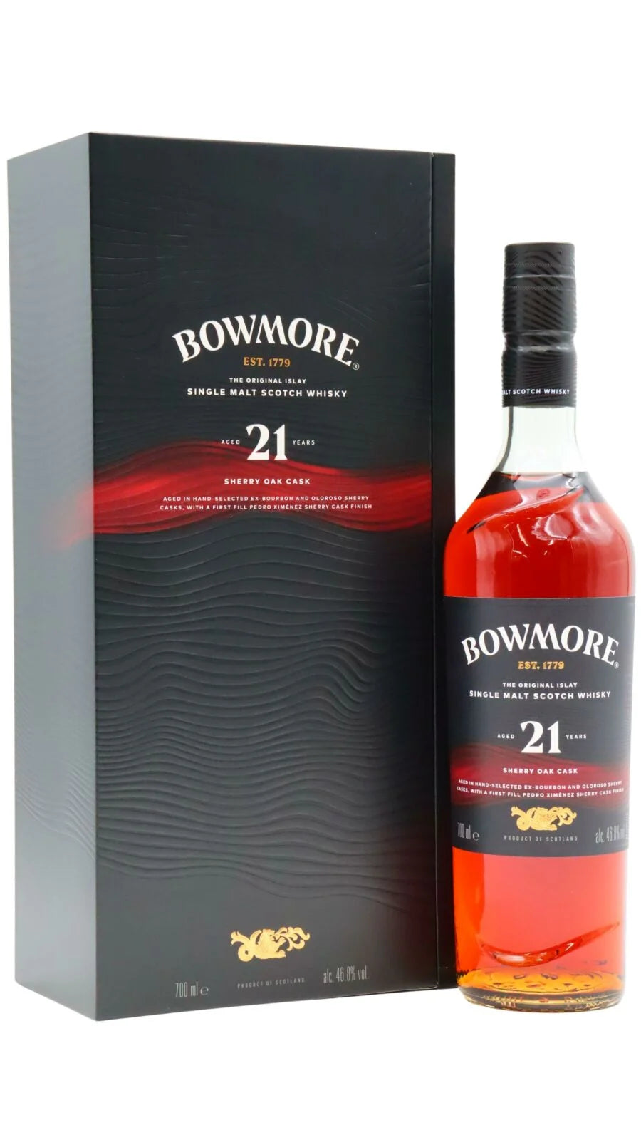 Bowmore Sherry Oak Collection Whisky 21 Year Old Single Malt Scotch Whisky | 700ML at CaskCartel.com