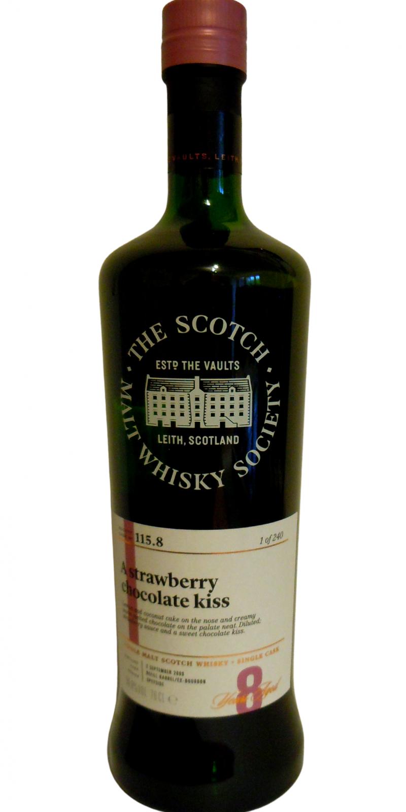anCnoc 2009 SMWS 115.8 A Strawberry Chocolate Kiss Single Malt Scotch Whisky | 700ML at CaskCartel.com