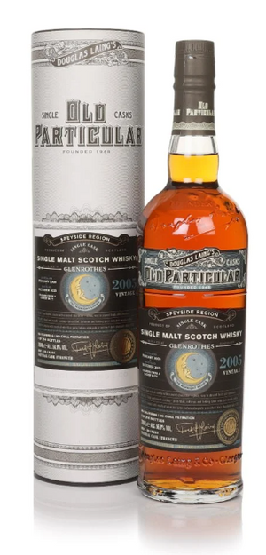 Glenrothes 18 Year Old 2005 Cask #18283 Old Particular The Midnight Series Douglas Laing Single Malt Scotch Whisky | 700ML at CaskCartel.com