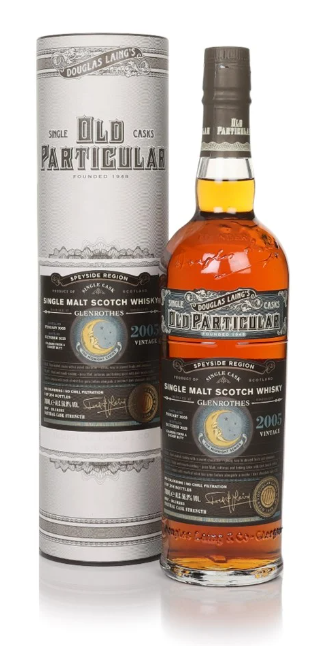 Glenrothes 18 Year Old 2005 Cask #18283 Old Particular The Midnight Series Douglas Laing Single Malt Scotch Whisky | 700ML