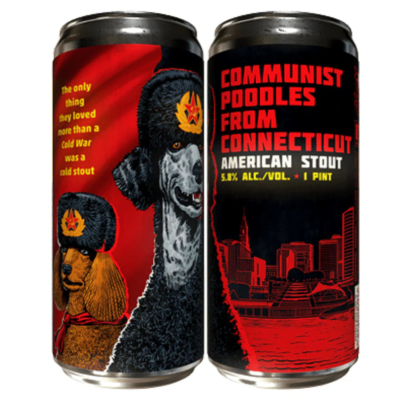 Paperback Brewing Co. Communist Poodles from Connecticut American Stout Beer | (4)*473ML at CaskCartel.com