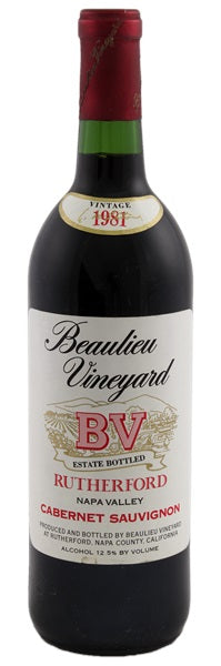 1981 | Beaulieu Vineyard | Rutherford Cabernet Sauvignon at CaskCartel.com