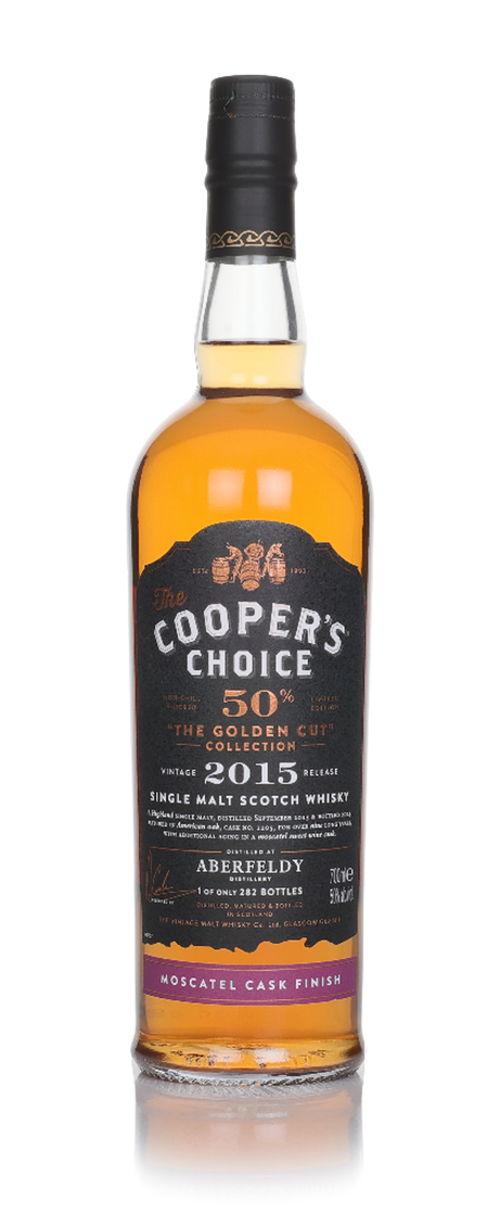 Aberfeldy 9 Year Old 2015 - The Cooper's Choice The Golden Cut Collection Single Malt Scotch Whisky | 700ML at CaskCartel.com