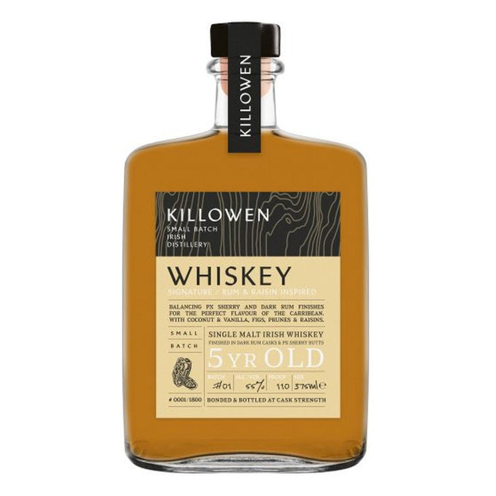 Killowen 5 Year Old Signature Rum & Raisin Single Malt Irish Whisky | 375ML