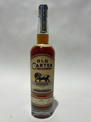 Old Carter Very Small Batch 1-TN Barrel strength Straight Bourbon 117.2 Proof Bottle 238 of 696 at CaskCartel.com