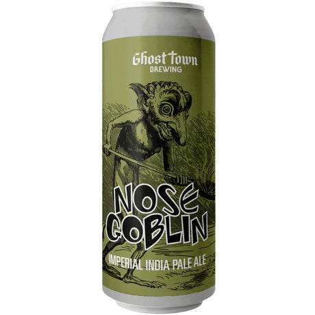 Ghost Town Brewing Nose Goblin Imperial IPA Beer | (4)*473ML at CaskCartel.com