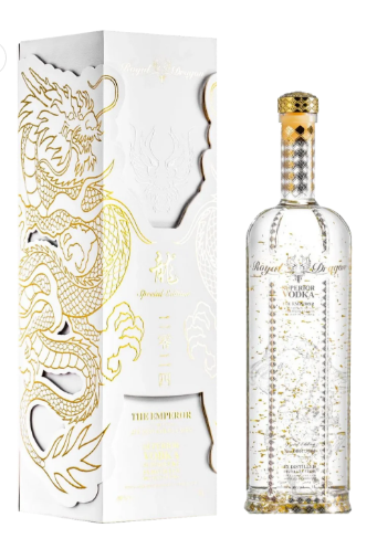 The Emperor Superior Colored 23 Carat Leaves Special Edition California Vodka | 1L at CaskCartel.com