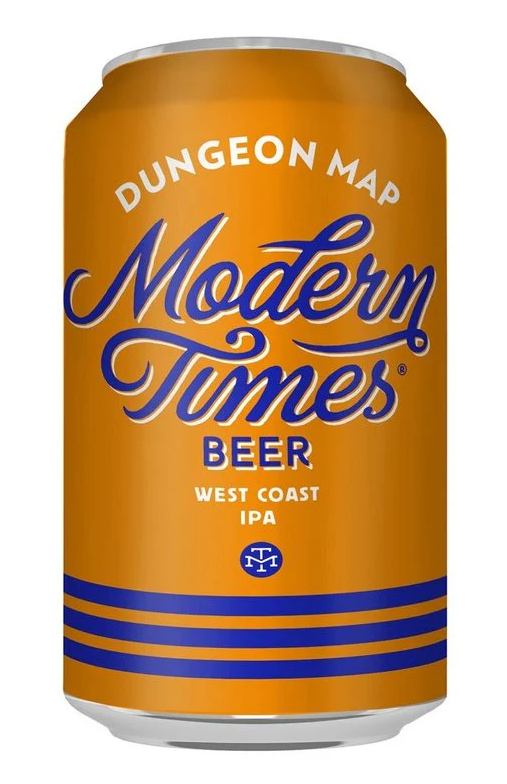 Modern Times Dungeon Map West Coast IPA Beer | (6)*355ML at CaskCartel.com