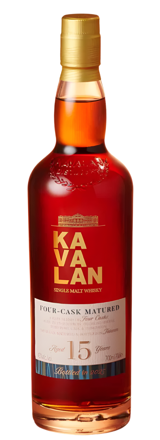 Kavalan | 15 Year Old | Four-Cask Matured Single Malt Whisky | 2025 Limited Edition | 700ML at CaskCartel.com