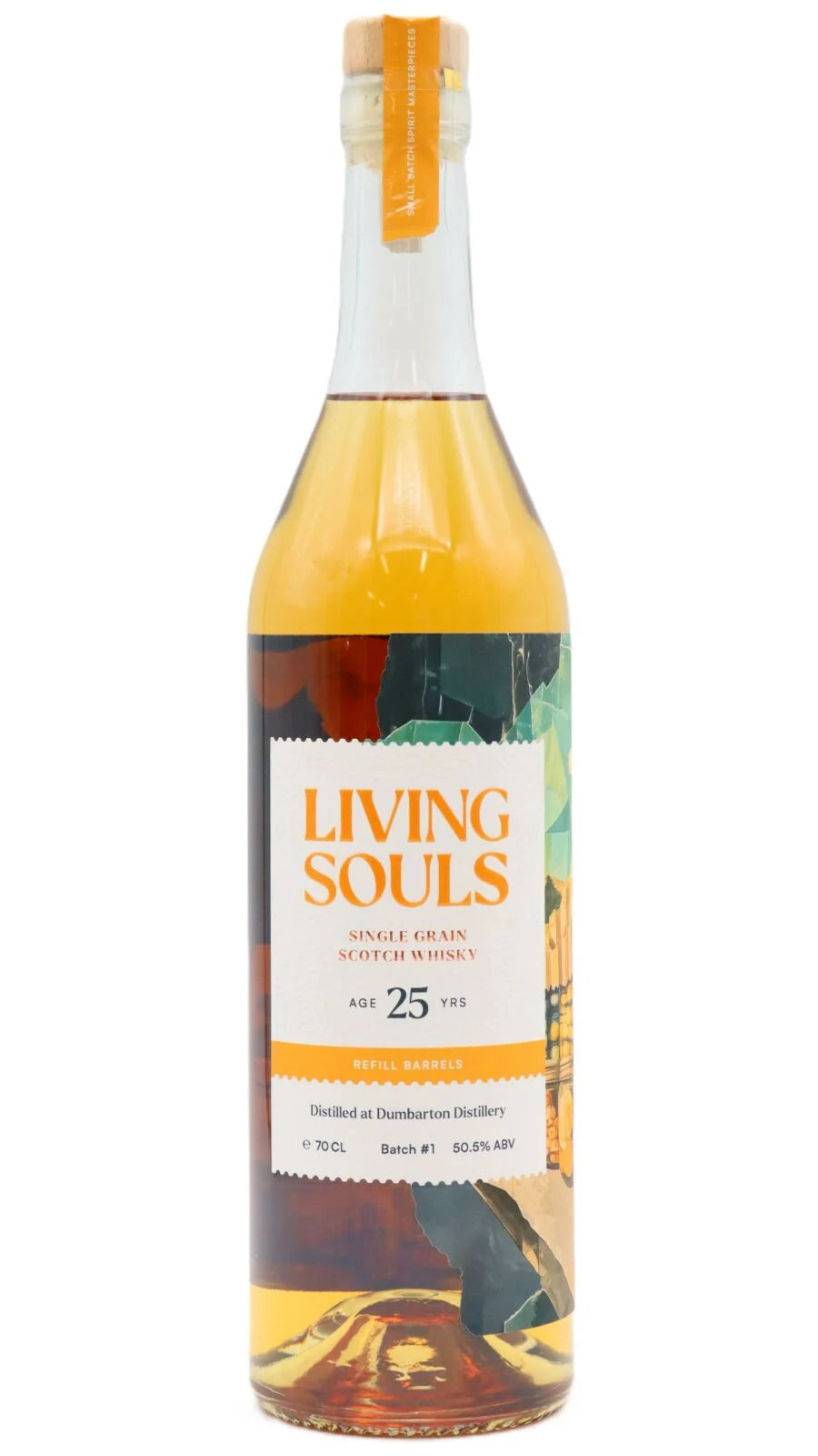 Dumbarton Living Souls Single Grain Whisky 25 Year Old Single Grain Scotch Whisky | 700ML at CaskCartel.com