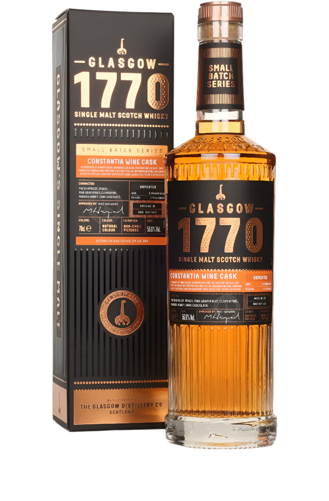 Glasgow 1770 Constantia Wine Cask Finish (Unpeated) Single Malt Scotch Whisky | 700ML at CaskCartel.com