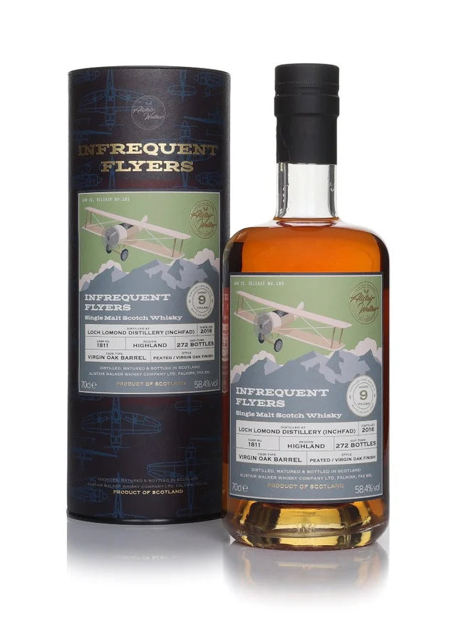 Loch Lomond Inchfad 9 Year Old 2016 Cask #1811 - Infrequent Flyers (Alistair Walker) Single Malt Scotch Whisky | 700ML at CaskCartel.com