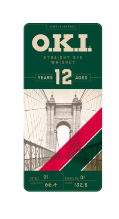 O.K.I. 12 Year Old Single Barrel Straight Rye Whisky at CaskCartel.com