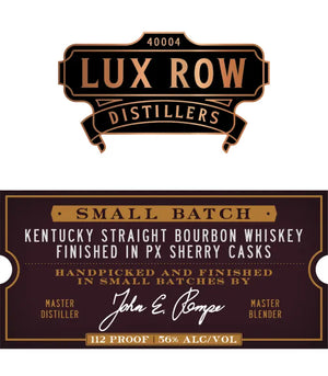 Lux Row Small Batch Bourbon PX Sherry Finish at CaskCartel.com