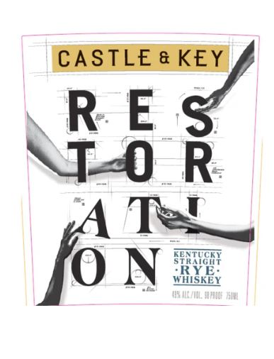 Castle & Key Restoration 2024 Release Kentucky Rye Whiskey