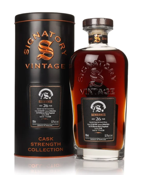 Benrinnes 26 Year Old 1997 Cask #9749 Cask Strength Collection Signatory Single Malt Scotch Whisky | 700ML