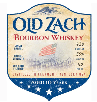 Old Zach 10 Year Old Bourbon Whiskey