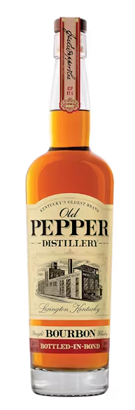 Old Pepper Distillery Bottled in Bond Bourbon Whiskey