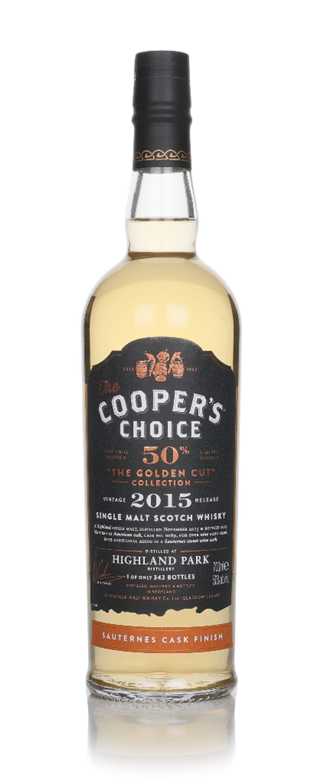 Highland Park 9 Year Old 2015 - The Cooper's Choice The Golden Cut Collection Single Malt Scotch Whisky | 700ML at CaskCartel.com