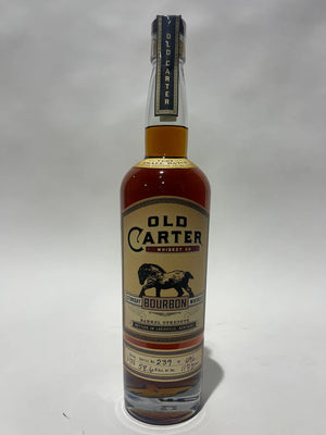 Old Carter Very Small Batch 1-TN Barrel strength Straight Bourbon 117.2 Proof Bottle 239 of 696 at CaskCartel.com