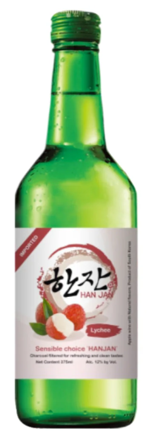HanJan Lychee Soju | 375ML at CaskCartel.com