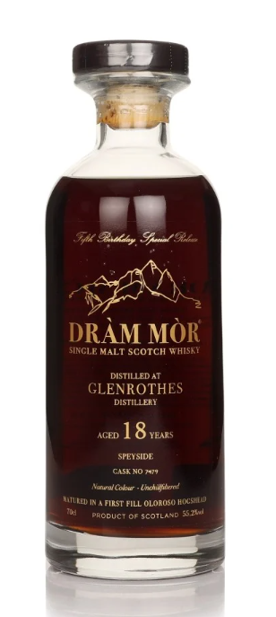 Glenrothes 18 Year Old Cask #7479 Dram Mor Single Malt Scotch Whisky | 700ML at CaskCartel.com