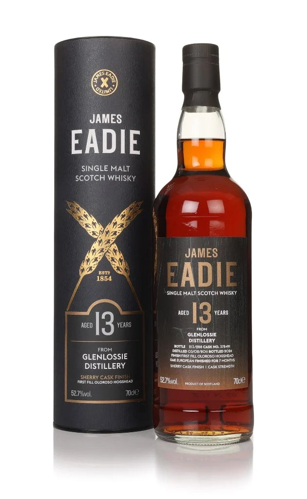 Glenlossie 13 Year Old 2011 Cask #378491 James Eadie Single Malt Scotch Whisky | 700ML at CaskCartel.com