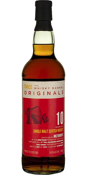 Miltonduff 2009 TWB Originals (Cask #TWB1007) 10 Year Old 2019 Release Single Malt Scotch Whisky | 700ML at CaskCartel.com