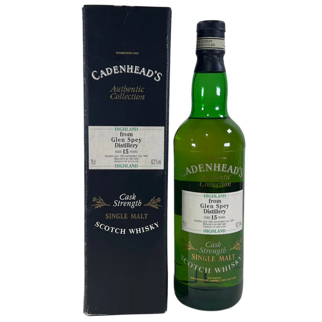 1981 Glen Spey Cadenhead's 15 Year Old Single Highland Malt Scotch Whisky | 700ML at CaskCartel.com