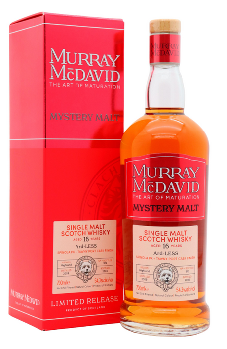 Murray McDavid Ard-Less Mystery 16 Year Old · 2009 Vintage Single Malt Scotch Whisky | 700ML at CaskCartel.com