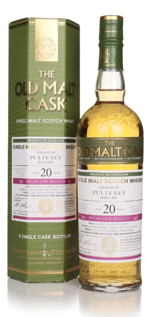 Pulteney 20 Year Old 2002 Cask #21182 Old Malt Cask Hunter Laing Single Malt Scotch Whisky | 700ML at CaskCartel.com