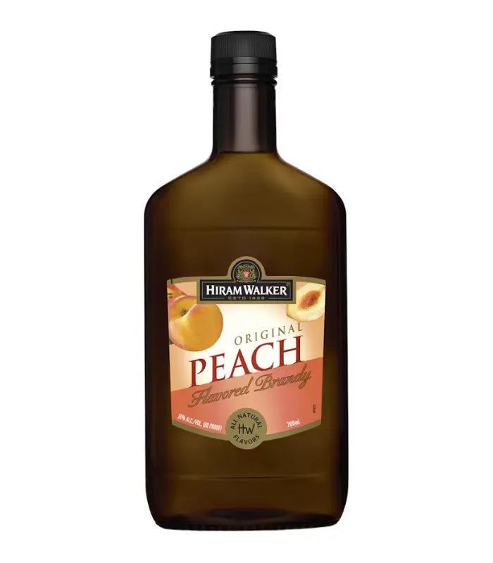 Hiram Walker Peach Flavored Brandy | 200ML at CaskCartel.com