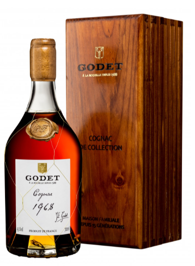 Godet Millesime Fins Bois 1968 Cognac | 700ML at CaskCartel.com