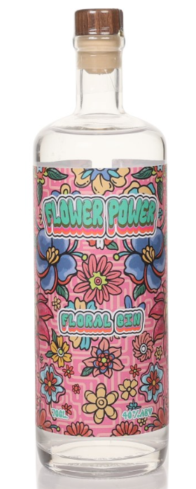 The Custom Spirit Co. Flower Power Floral Gin | 700ML at CaskCartel.com
