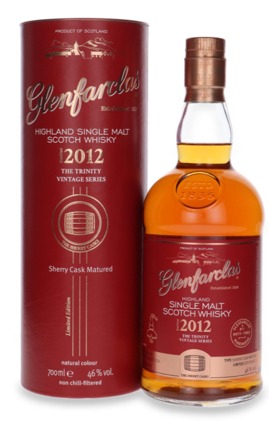Glenfarclas The Trinity Vintage Series 2012 Sherry Cask Single Malt Scotch Whisky | 700ML at CaskCartel.com