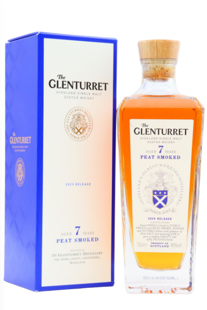 Glenturret 2025 Release Peat Smoked 7 Year Old Single Malt Scotch Whisky | 700ML at CaskCartel.com