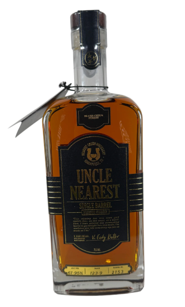 Uncle Nearest Single Barrel Blues City's Finest Tennessee Whiskey at CaskCartel.com